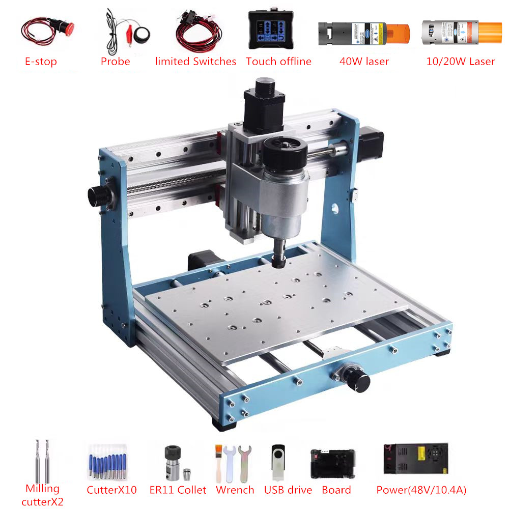 Mini Laser Engraver Cnc Router - 풀 메탈 미니 CNC 라우터 3020