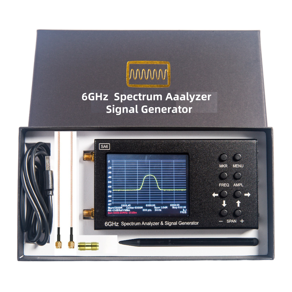 SA6 6GHz 디지털 휴대용 RF 스펙트럼 분석기 신 - Signal Generator Spectrum Analyzer 리뷰 및 가격