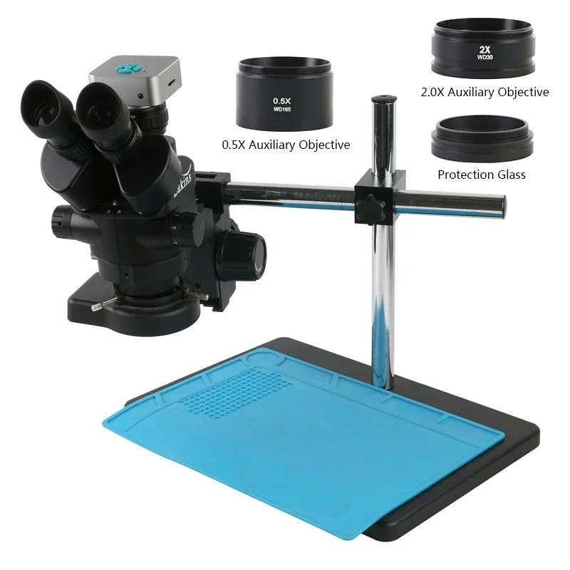 줌 3.5X-90X 공초점 삼안 48MP HDMI US - Stereo Trinocular Microscope Pcb 리뷰 및 가격