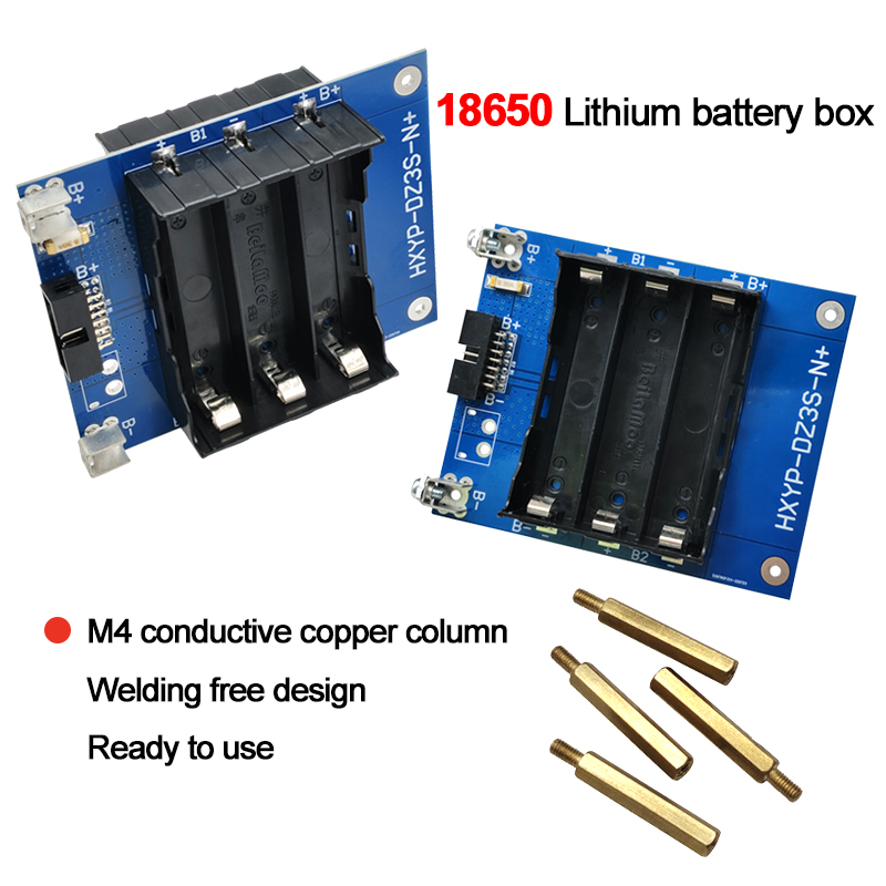 DIY 12V 3S 파워 월 배터리 홀더 18650 배 - Spot Welder 18650 Battery Pack 리뷰 및 가격