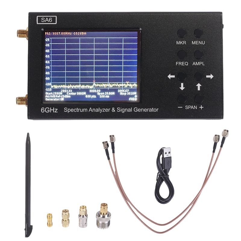 B23B SA6 추적 신호 소스가 있는 휴대용 스펙트럼 - Signal Generator Spectrum Analyzer 리뷰 및 가격