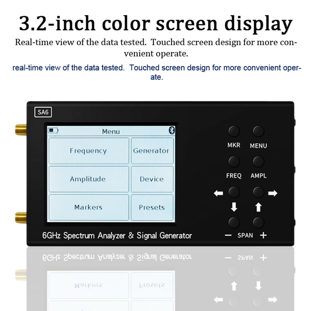 SA6 6GHz 스펙트럼 분석기 |   Wi-Fi EM - Signal Generator Spectrum Analyzer 리뷰 및 가격